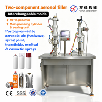Machine de remplissage d'aérosols BOV avancée, machine de remplissage de pulvérisateurs Bag-on-Valve pour produits de soin de la peau