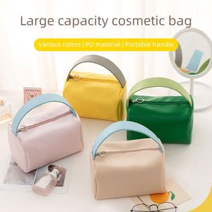 Wholesale Luxury PU Leather Cosmetic <b>Bag</b> for Women Portable Large Capacity Travel Storage <b>Bag</b> <b>Makeup</b> <b>Bag</b> - Product Image 1