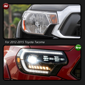 Kit de conversión de lentes LED para faros delanteros TYPY para Toyota Tacoma 2012-2015, para luces de circulación diurna y direccionales - Product Image 3