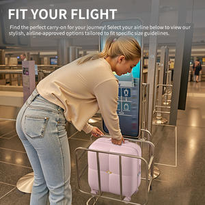 <span class=keywords><strong>Maleta</strong></span> de Viaje Unisex Ligera de 18-20 Pulgadas con 8 Ruedas Giratorias, Cierre de <span class=keywords><strong>Cremallera</strong></span>, Impermeable, con Candado TSA, para Viajes de Negocios y Aire Libre, Duradera - Product Image 4