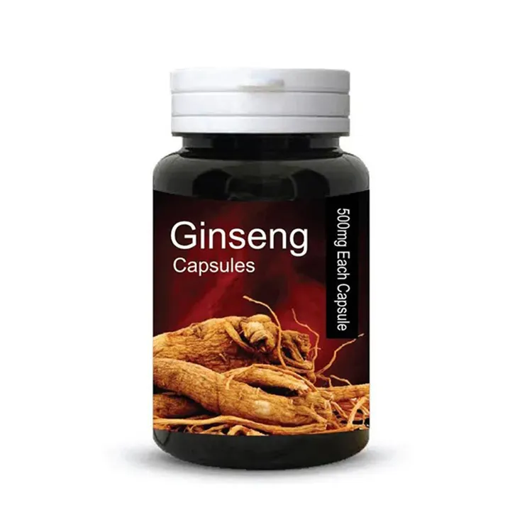 Grande capsules de Ginseng Panax rouge pour homme, alimentation coréenne, extraction, Ginseng