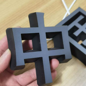 3D ha condotto la luce che emette lettere di Logo acrilico Mini parola negozio segno a parete alfabeto per la pubblicità - Product Image 2