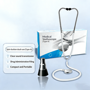 Stéthoscope médical XZ, modèle manuel de classe I, pour étudiants en médecine, médecins, <span class=keywords><strong>cardiologie</strong></span>, pédiatrie, <span class=keywords><strong>cardiologie</strong></span> fœtale, patients adultes 1 - Product Image 4