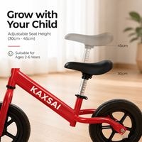 Nouveau design 2026 – Vélo d'équilibre pour tout-petits avec siège réglable, trottinette d'apprentissage légère sans pédales pour enfants de 2 à 5 ans