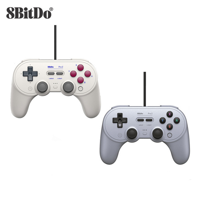 8BitDo Pro 2 Wired Gamepad with Vibration for Switch/Steam/PC Gamepad Manette Joystick 82BD