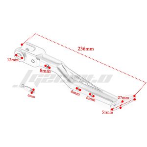 ขาตั้ง<span class=keywords><strong>ข้าง</strong></span>มอเตอร์ไซค์ อะไหล่ขาตั้ง<span class=keywords><strong>ส</strong></span>กู๊ตเตอร์ <span class=keywords><strong>ส</strong></span>ำหรับ Vespa Sprint Primavera 125 150 - Product Image 6
