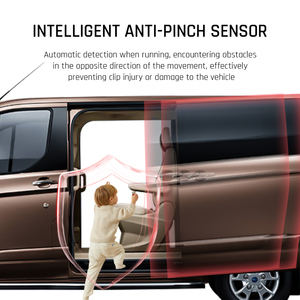 Kit de conversion de porte coulissante électrique pour <span class=keywords><strong>Ford</strong></span> Tourneo <span class=keywords><strong>Transit</strong></span> Custom V362 Minibus Van, avec télécommande et fonction anti-pincement, à partir de 2013 - Product Image 3