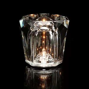 Lámpara de Noche Moderna Recargable K9 Crystal para Dormitorio con LED y Batería Regulable - Product Image 3