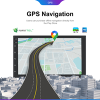 Autoradio Android Podofo 7 pouces 4+64 Go 4+4 cœurs, CarPlay, Android Auto, WiFi/GPS/BT/FM/RDS/DSP, autoradio OEM