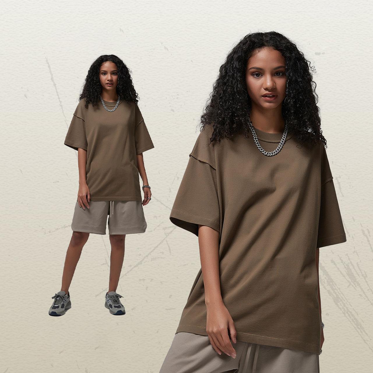 สีน้ำตาล