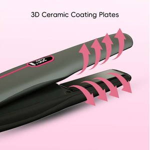 <span class=keywords><strong>Mini</strong></span> fer à lisser portable avec écran LCD plaque en céramique batterie rechargeable USB Source d'alimentation électrique fer plat <span class=keywords><strong>sans</strong></span> <span class=keywords><strong>fil</strong></span> - Product Image 5