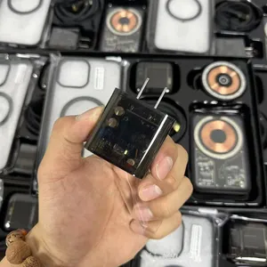 Hadiah natal kabel adaptor pengisi daya Earphone nirkabel powerbank pengisi daya Cepat magnetik set untuk iPhone 15 14