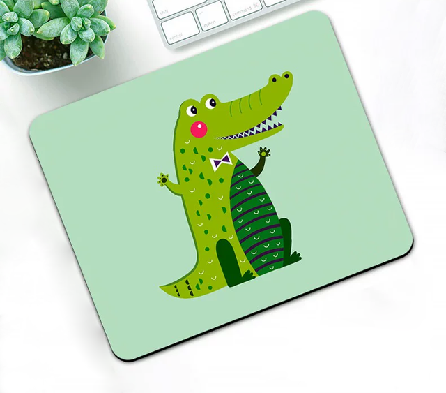 Thickened cute cartoon small portable mouse pad for laptops