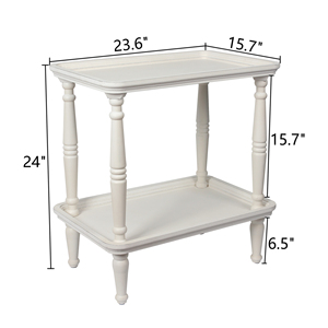 <span class=keywords><strong>Mobili</strong></span> da soggiorno di lusso fatti a mano su misura all'ingrosso consolle da tavolo bianco rustico in legno tavolino da caffè in legno - Product Image 3