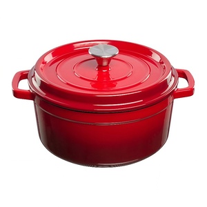<span class=keywords><strong>Cocotte</strong></span> en <span class=keywords><strong>fonte</strong></span> émaillée avec couvercle à double poignée Passe au four jusqu'à 500 ° F <span class=keywords><strong>ou</strong></span> sur la cuisinière - Product Image 4