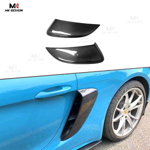 Pallini d'aria in vera fibra di carbonio kit corpo di sfiato laterale per <span class=keywords><strong>Porsche</strong></span> Cayman Boxster <span class=keywords><strong>718</strong></span> all'ingrosso accessori <span class=keywords><strong>Auto</strong></span> Refitting - Product Image 1