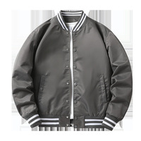 Veste d'uniforme de baseball à insertion de couleur pour hommes et femmes Veste de travail à la mode Ins élégante pour le style pilote américain du printemps et de l'automne
