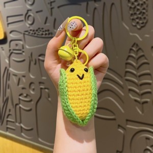 Porte-clés en crochet fait main, motif légumes et fruits, adorable breloque brocoli/fraise, pendentif de sac pour les amateurs de cuisine - Product Image 6