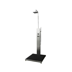Columna de Ducha Exterior de Acero con Energía Solar, Grifo Mezclador y Ducha de Mano Kamalu KL-3000AI - Product Image 2
