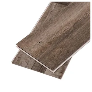 灰色木纹6毫米7毫米豪华乙烯基瓷砖石材塑料复合SPC地板LVP厂家价格家用