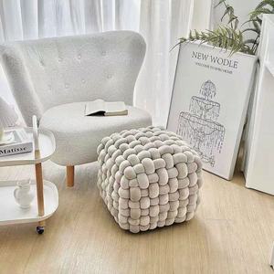 New Arrival Living Room Furniture Modern Ottoman Stool <b>Footstool</b> Simple Shoe Changing Stool - Product Image 5