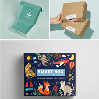 OMT Creative Scatola Cartone Postal Box Valisette En Cajas De Carton Joyas Para Egalo Mailing Mailbox Packaging Paperboard Box