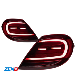 Feux arrière modifiés à LED pour Volkswagen Beetle 2013-2020, clignotants séquentiels et feux de freinage noirs. - Product Image 4