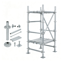 Sistema de Andamios de Acero Galvanizado en Caliente de Alta Resistencia para Construcción, Tipo Layher Ringlock, Venta al Por Mayor de Materiales de Construcción