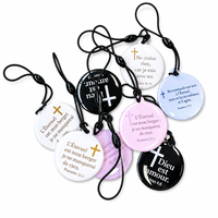 Porte-clés de prière chrétienne NFC, touchez pour ouvrir des versets bibliques et des dévotions quotidiennes, cadeau religieux pour les chrétiens