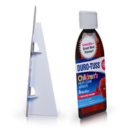 Support publicitaire pliable pour affiche A4 en papier recyclable imprimé sur mesure, support de table pour affichage