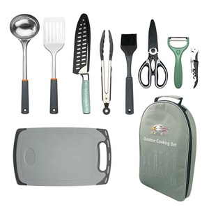 Vente chaude Équipement De Camping Silicone Ustensiles De <span class=keywords><strong>Cuisine</strong></span> Portable Camping <span class=keywords><strong>Cuisine</strong></span> Outils <span class=keywords><strong>Randonnée</strong></span> Accessoires Organisateur Ustensiles De <span class=keywords><strong>Cuisine</strong></span> <span class=keywords><strong>Kit</strong></span> - Product Image 4