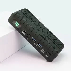 Power Bank di avviamento per auto per condensatore della batteria con Booster del compressore d'aria e luce a Led