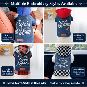 Vêtements <span class=keywords><strong>pour</strong></span> chiens et chats : Manteau en jean mignon <span class=keywords><strong>pour</strong></span> chiot, décontracté, à deux pattes, printemps-automne, <span class=keywords><strong>pour</strong></span> petites races - Vente en gros usine - Product Image 4