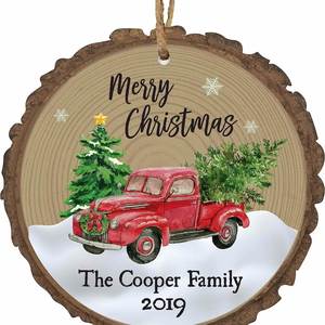 Custom Durable Wood <b>Memorial</b> Cardinal Christmas Ornament Keepsake for Remembrance-Sympathy Tree Decoration <b>Gift</b> - Product Image 4