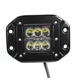 Auxtings-barre lumineuse de travail Led 18W, lumière extra brillante, pour voiture, camion, tracteur, véhicule tout terrain, 4x4, SUV, ATV, jeep