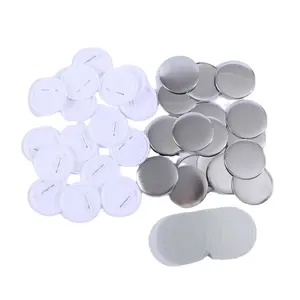 44mm safety pin blank button material DIY badge making component badge making materials Blank pin button
