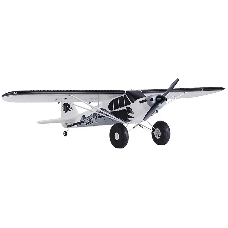 ขนาดกะทัดรัด FMS 1300 มม. PA-18 Super Cub RC Sport Trainer Cub เครื่องบินที่มีปีกยกสูงและคาร์บอนไฟเบอร์ Spars