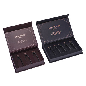 Ensemble cadeau de soins de la peau personnalisé en forme de livre de 5 pièces, couvercle supérieur et inférieur, emballage promotionnel, impression de boîte cadeau personnalisée - Product Image 4