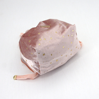 Personnalisé Paillettes Étoiles Imprimé D'emballage de Cordon Pochette Cadeau En Velours Doux Velours Bijoux Poussière Sac De Rangement