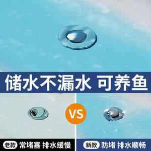 Filtre de drain cylindrique en acier inoxydable 304 avec noyau à ressort pour salle de bain, élimination des cheveux et prévention des odeurs - Product Image 5