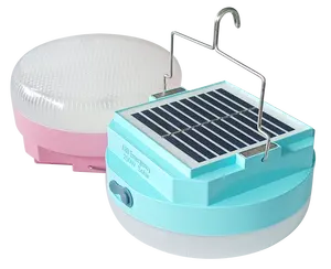 Lampe solaire de camping pliable ultra-légère Banqcn A80 Emergency 250w, nouvelle conception ronde, mini, portable, pour l'<span class=keywords><strong>extérieur</strong></span> - Product Image 1