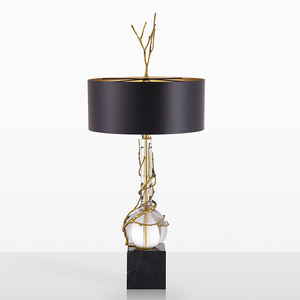 Lampe de table de luxe avec verre doré pour la maison et l'hôtel - Product Image 2