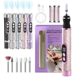 0728 Digital Display 2-in-1 Manicure Machine Led Screen Lightweight Uv <b>Nail</b> Lamp Adjustable Multi-color Polisher - Product Image 3