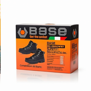 Base Be-Browny Safety <b>Shoes</b> Size 46 Brown Black Electrostatic Class A S3 Src - Product Image 2