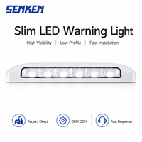 Feux de signalisation d'urgence ultra-minces SENKEN CE, certification ECE R10 LTE2205 DC10-30V IP67 pour véhicules d'urgence
