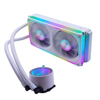 Enfriador Líquido para CPU Manmu Factory SSL-240mm AIO con Ventilador RGB de 4 Pines PWM para Caja de Computadora para Juegos con Funcionamiento Silencioso de 21dBA