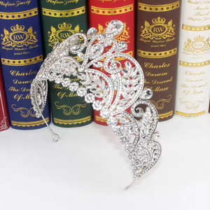 Couronne en strass et cristaux pour mariage, diadèmes d'anniversaire pour filles - Product Image 5