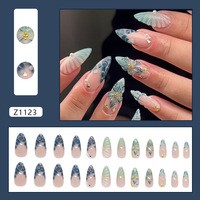 Faux ongles à presser en gel souple préconçus pour la mode, fournitures d'ongles OEM en gros
