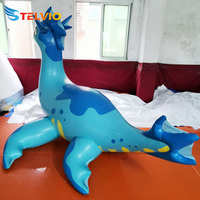 Dragon de mer gonflable flottant de jouet de caractère de piscine