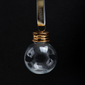 50ml, 100ml, 150ml, 200ml plastic PET ring-top round ball-shaped bottles, light bulbs bottles, Christmas decoration bottles - Product Image 3